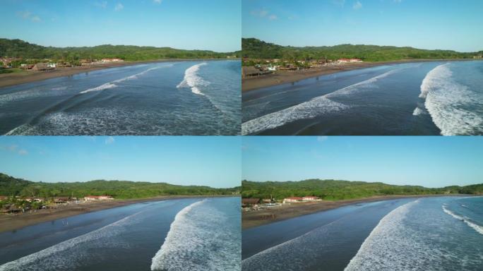 空中: 沿着异国情调的沙滩飞行，并在Playa Venao打破海浪