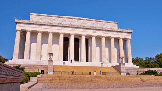 华盛顿特区林肯纪念堂政府大楼。政治。