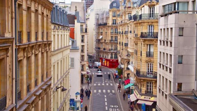 关闭艺术创意巴黎旧风格街。