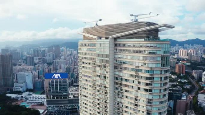香港九龙现代摩天大楼