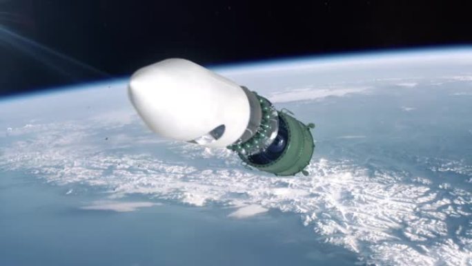 东方号太空火箭卫星有效载荷部署