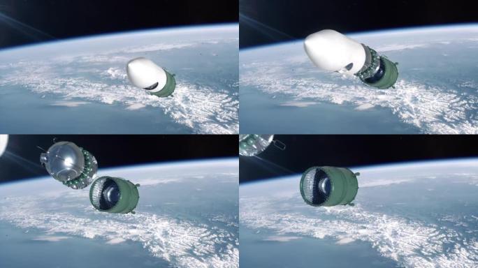 东方号太空火箭卫星有效载荷部署