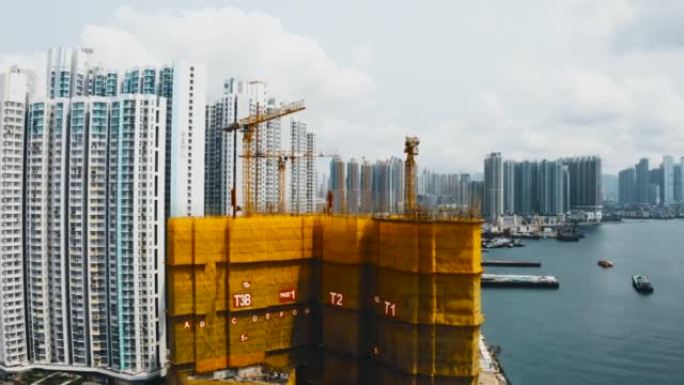 香港的工业建筑起重机及建筑工程