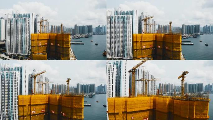 香港的工业建筑起重机及建筑工程