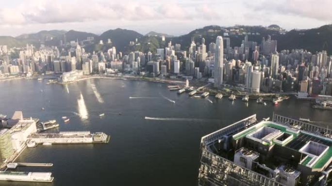 香港西九龙的无人驾驶飞机