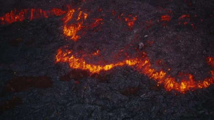 熔岩流夏威夷莫纳罗阿火山2022年