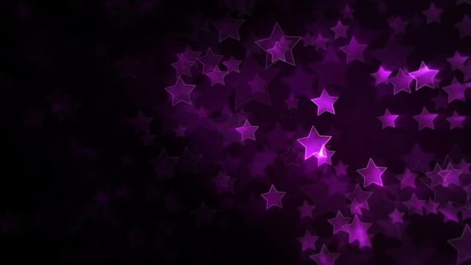 星背景。紫色。可循环。