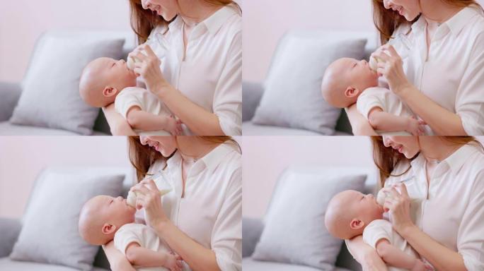母亲给婴儿喂奶