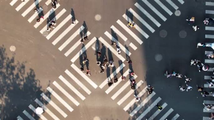 城市街道交叉口的无人机视点