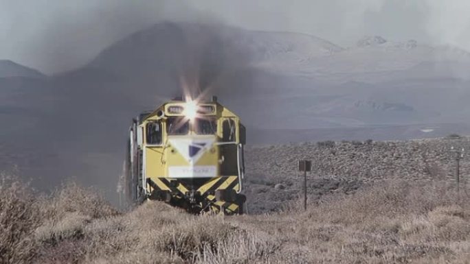 巴塔哥尼亚火车在南美洲阿根廷里奥内格罗省。