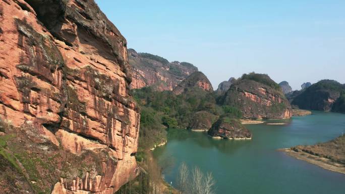 江西龙虎山风景区航拍