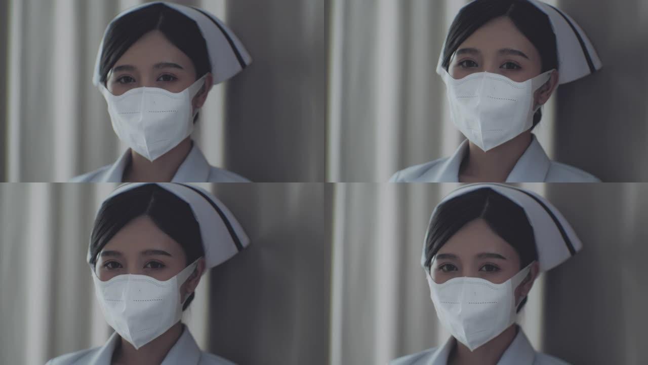 亚洲女护士诊断医疗医学美女漂亮大夫