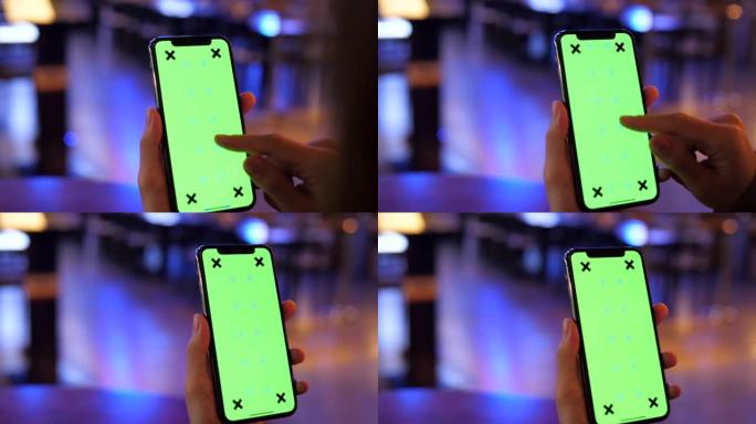 手显示手机绿屏使用手机绿幕可修改