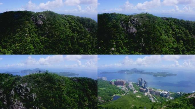 香港数码港的鸟瞰图