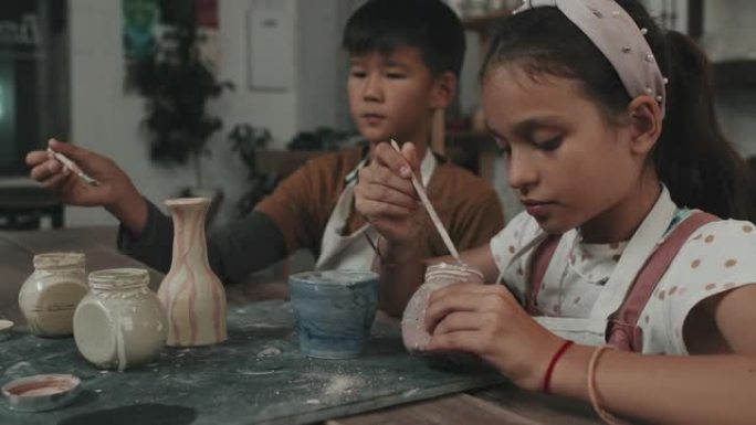 儿童绘画陶瓷花瓶陶瓷花瓶