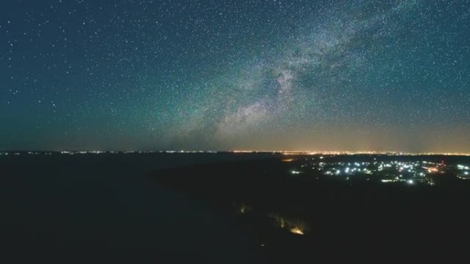 停车场上的汽车运动。时间流逝