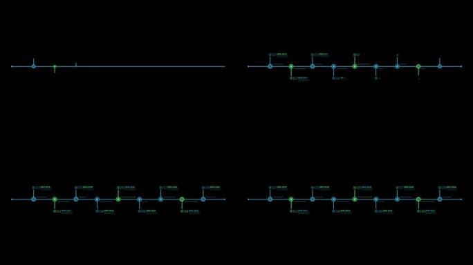 信息图表元素-时间线