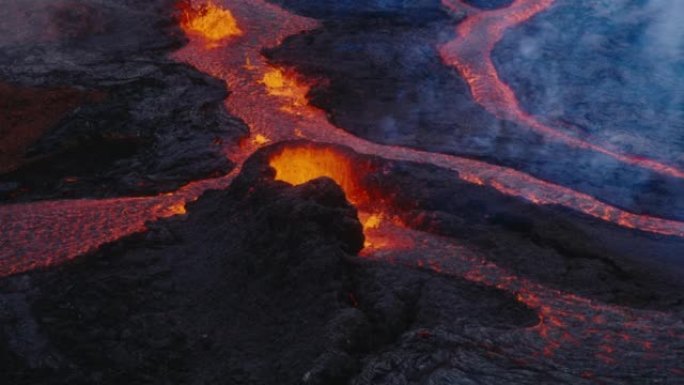 火山爆发夏威夷莫纳罗亚2022