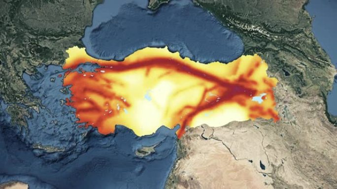 Turkiye (土耳其) 地震危险图