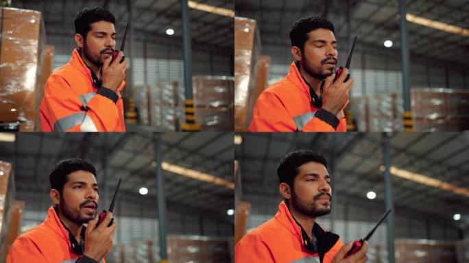 在金属制造业工作的男女工程师的一天。