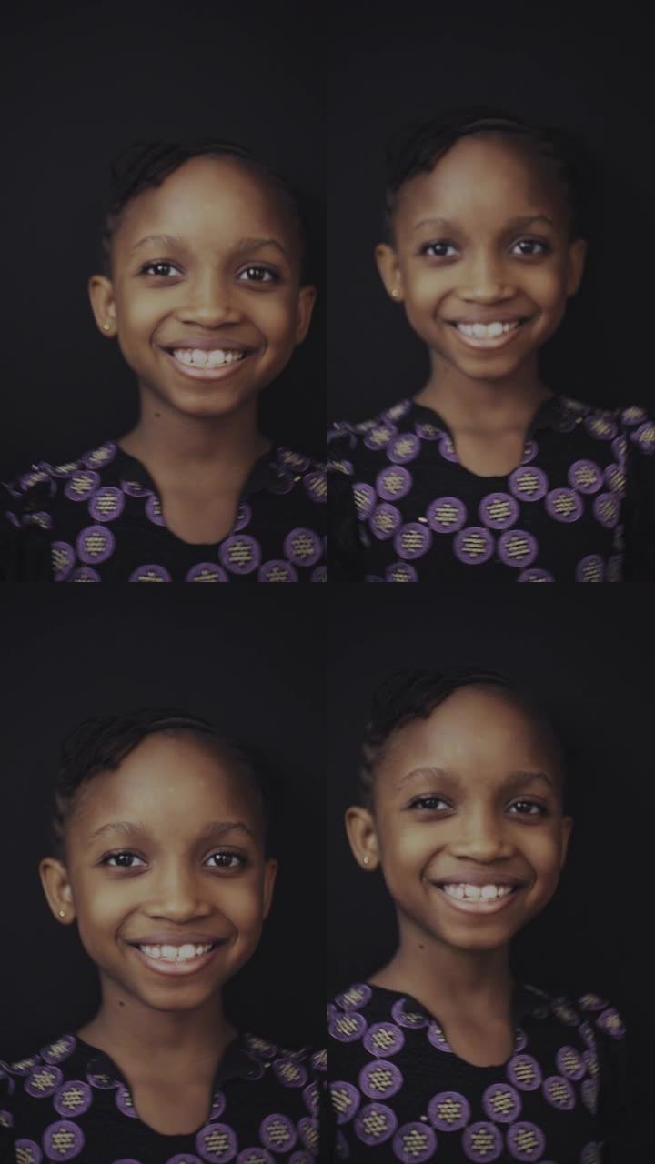 美丽的非洲女孩女孩