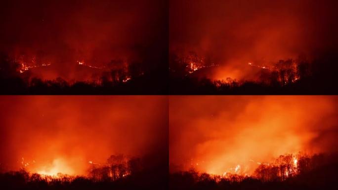 野火自然灾害温室气体二氧化碳