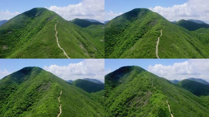 美丽的风景。双子山的自然风光