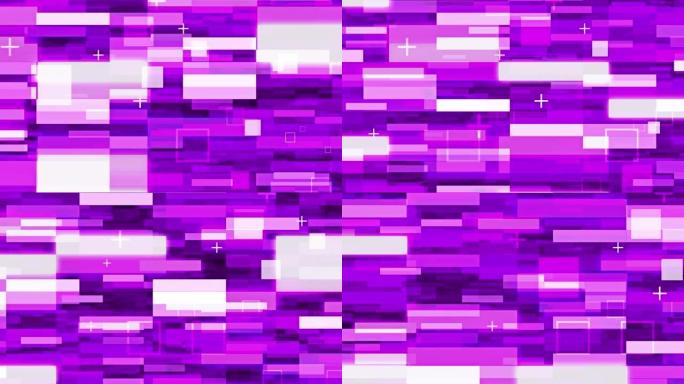 抽象紫色容器动画。4k背景。