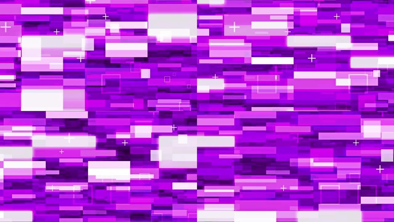 抽象紫色容器动画。4k背景。