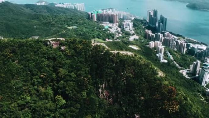 香港太平山无人机景观