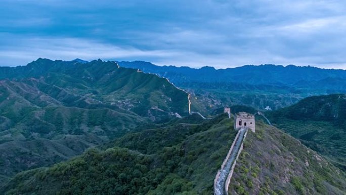 中国长城风景自然风光旅游山河山川云海万里