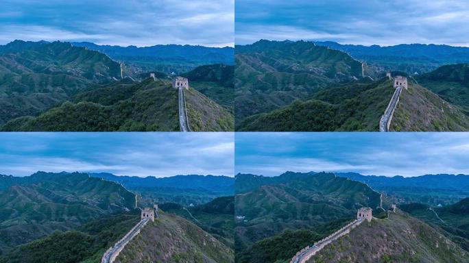 中国长城风景自然风光旅游山河山川云海万里