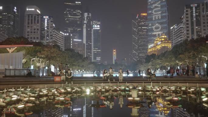 广州珠江新城夜景