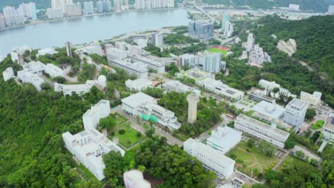 香港中文大学/CUHK的无人机视图