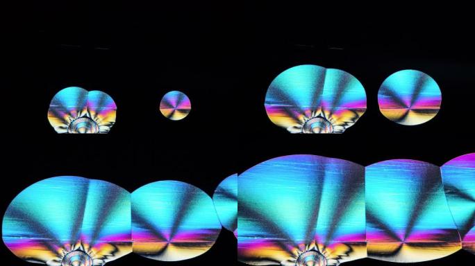 维生素c的溶液可以长出类似彩虹的晶体