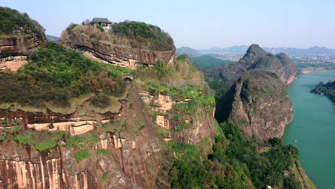 江西龙虎山风景区航拍