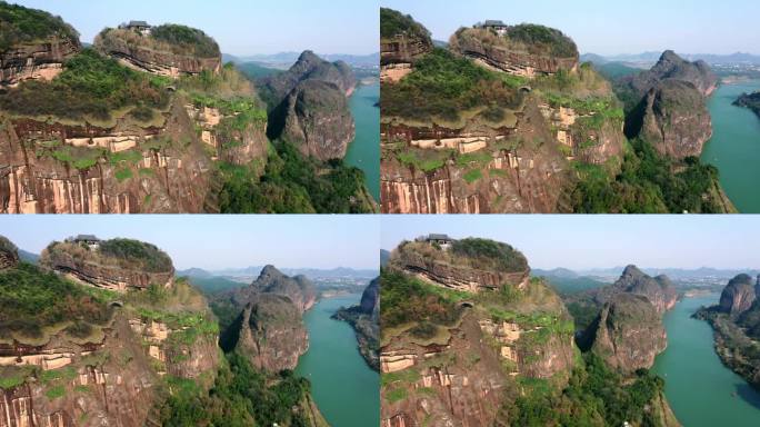 江西龙虎山风景区航拍