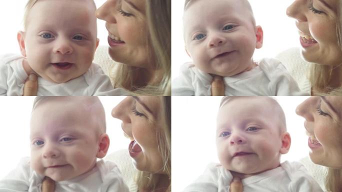 婴儿的微笑可以照亮整个家庭