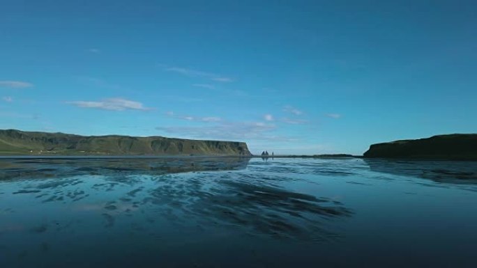 冰岛黑沙海滩和海岸