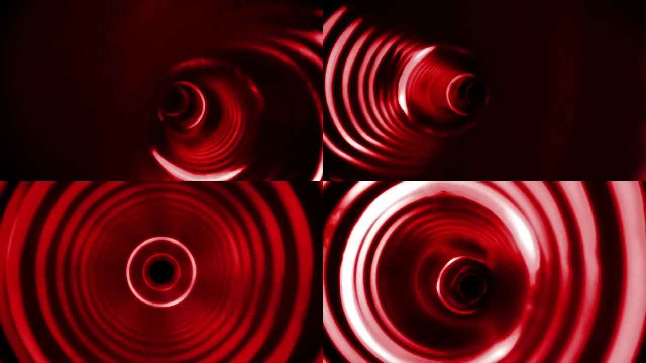 黑色红色涡流设计