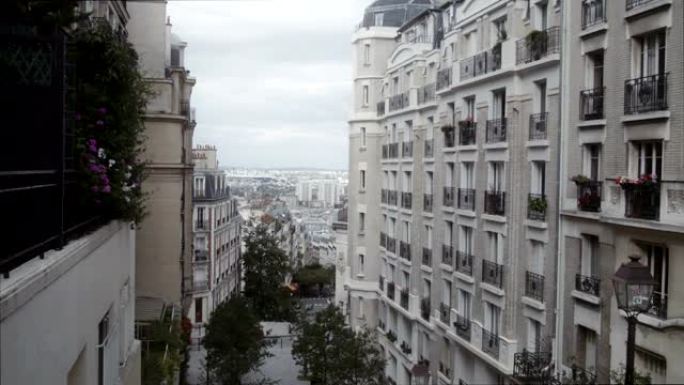 在法国巴黎建立居民区的镜头