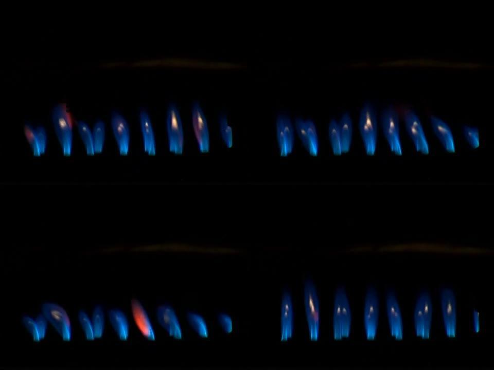 蓝色火焰喷射（视频-16:9）