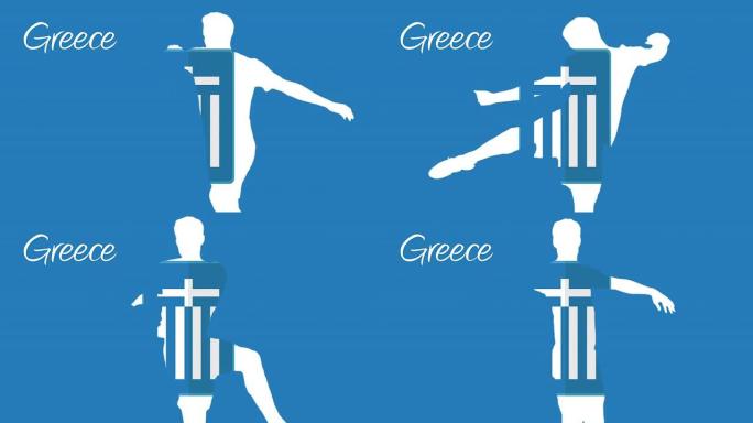 希腊世界杯2014动画与球员