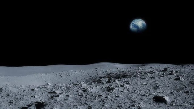 月球旋转过地球登月计划太空宇宙星际探索