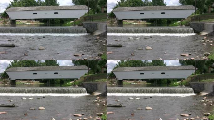 有落差的盖桥小桥流水