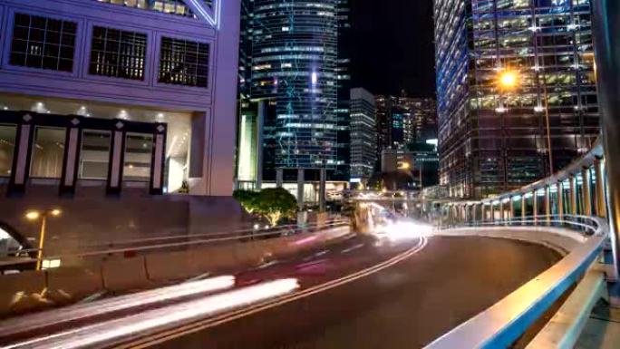 香港夜间交通动议。