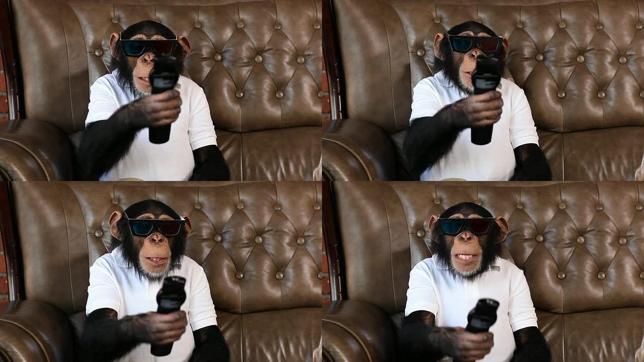 黑猩猩3D电视红蓝