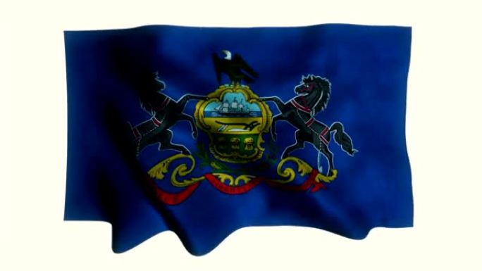 宾夕法尼亚州国旗动画