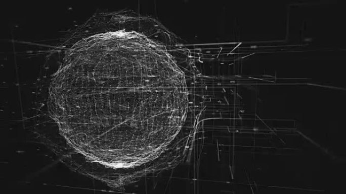 4k数字地球平视显示器。