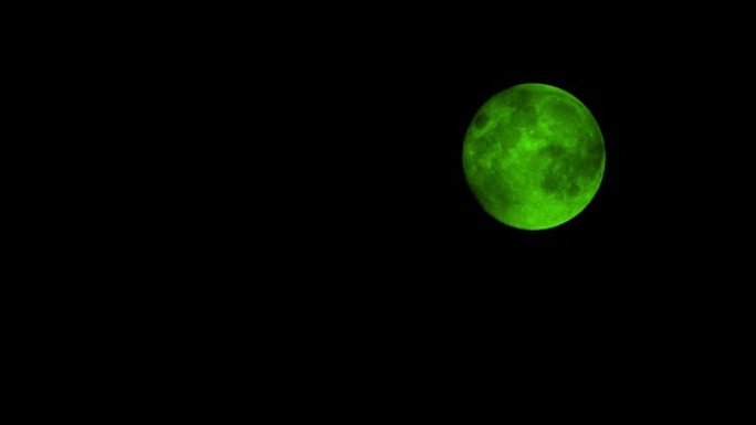 阴天夜绿月